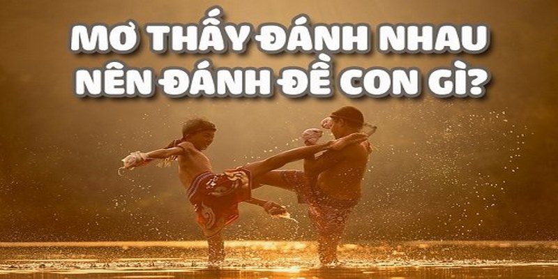 Mơ thấy xem đánh nhau là một điềm báo tốt lành